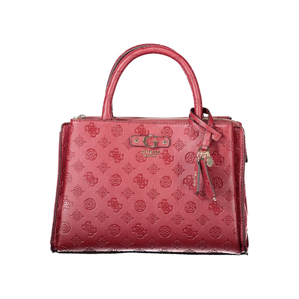 Sac à main Guess Jeans en polyéthylène rouge
