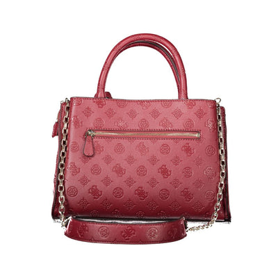 Sac à main Guess Jeans en polyéthylène rouge