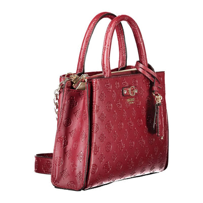 Sac à main Guess Jeans en polyéthylène rouge