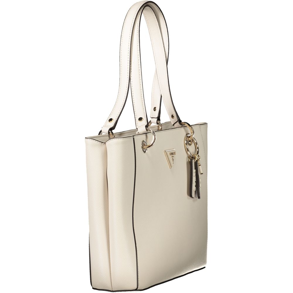 Sac à main Guess Jeans en polyéthylène beige