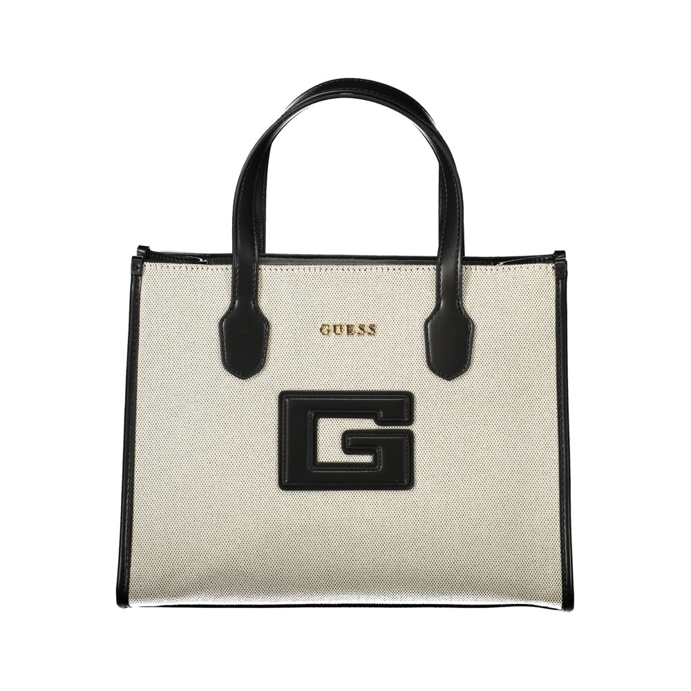 Sac à main Guess Jeans en coton noir