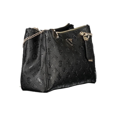 Sac à main Guess Jeans en polyéthylène noir