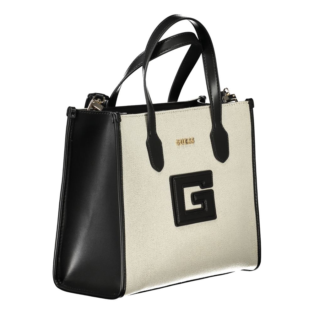 Sac à main Guess Jeans en coton noir