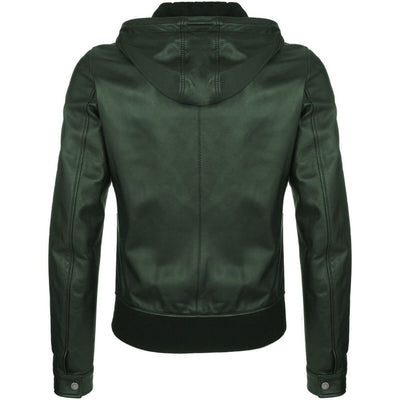 Dolce & Gabbana Green Lambskin Jacket
