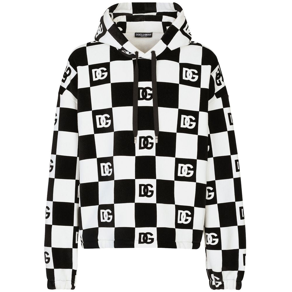 Pull en coton noir Dolce &amp; Gabbana