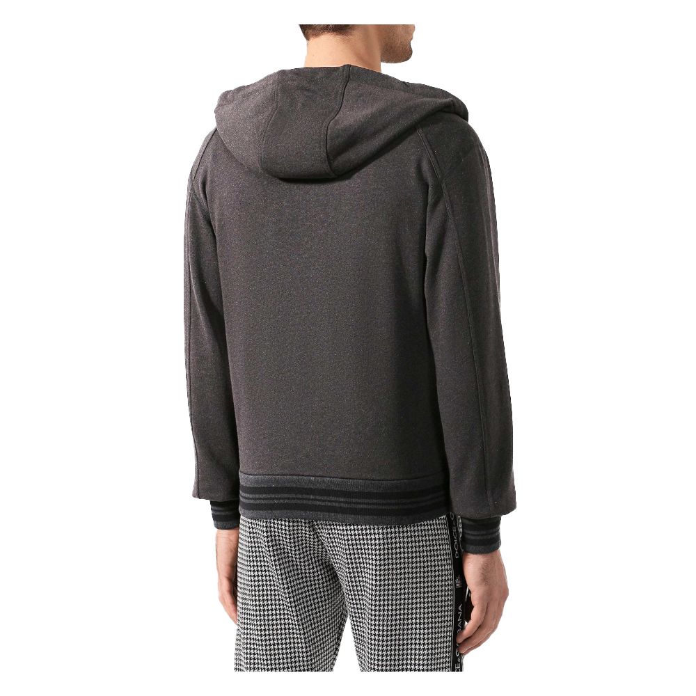 Pull en coton gris Dolce &amp; Gabbana