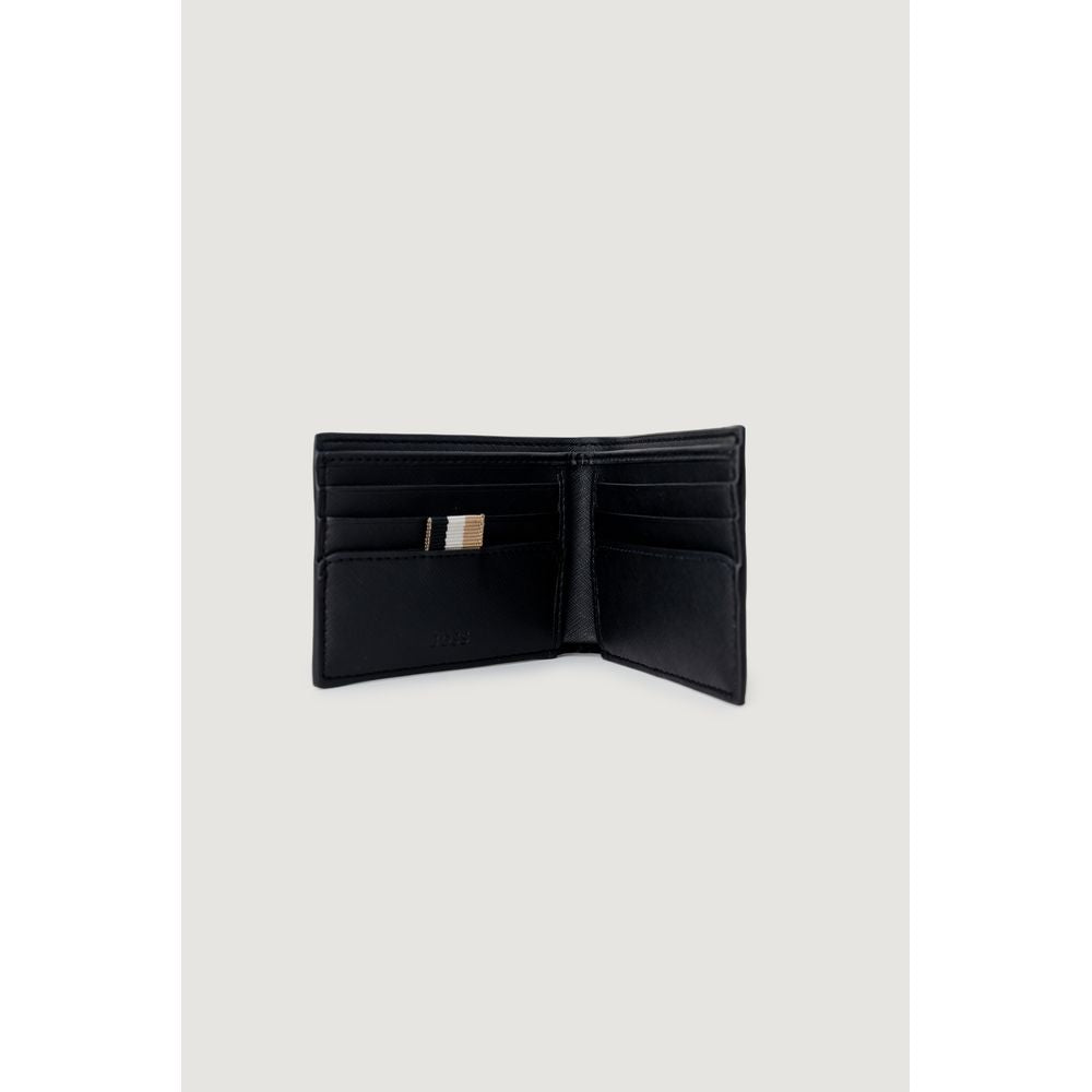 Hugo Boss Zwarte Polyester Portemonnee