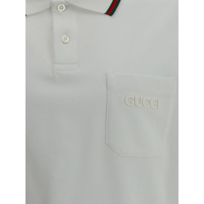 Pull polo avec logo Gucci