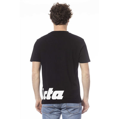 T-shirt homme en coton noir Invicta