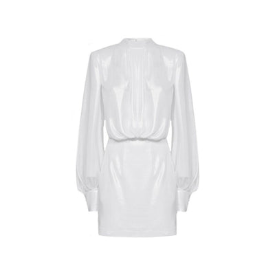 BLANCA VITA Abelia Laminated Mini Dress