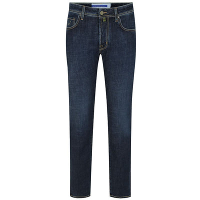 Jacob Cohen Blue Cotton Jeans & Pant