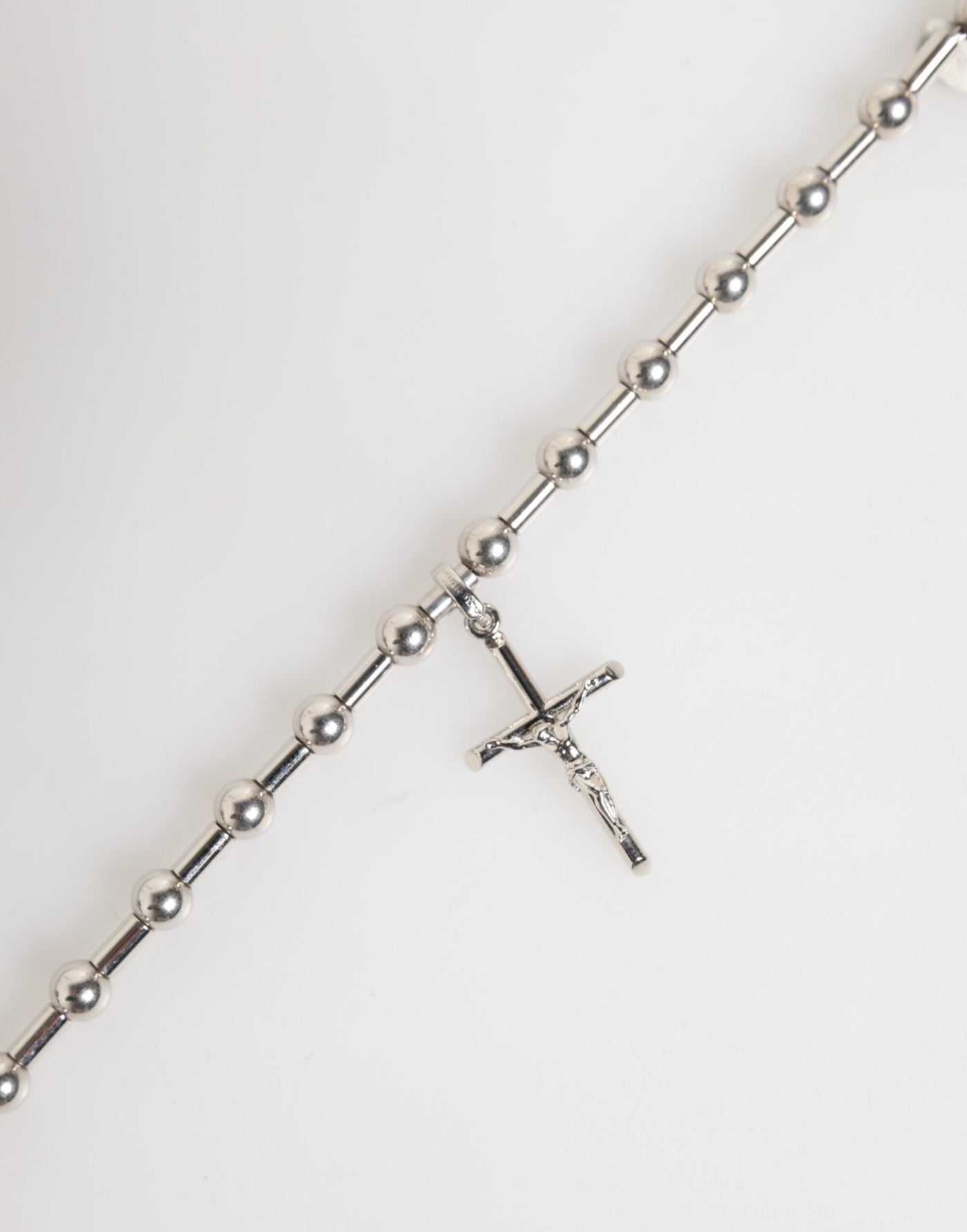 Dolce &amp; Gabbana Zilveren Messing Ketting Religieuze Kruis Hanger Ketting