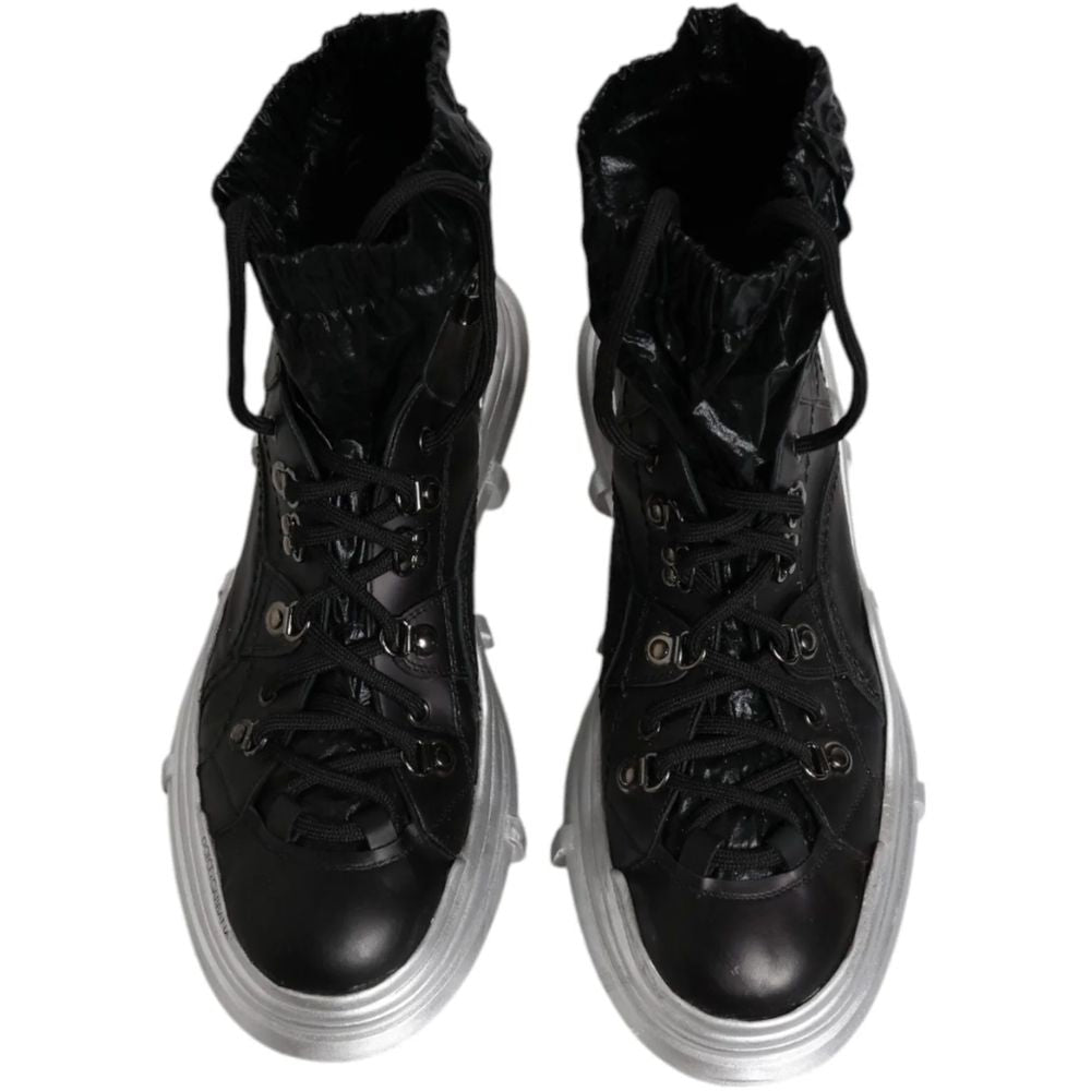 Dolce &amp; Gabbana zwarte nylon laars