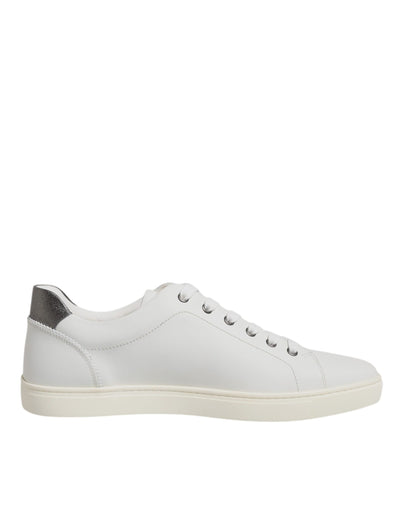 Dolce &amp; Gabbana Witte Sacred Heart Lage Sneakers voor Heren