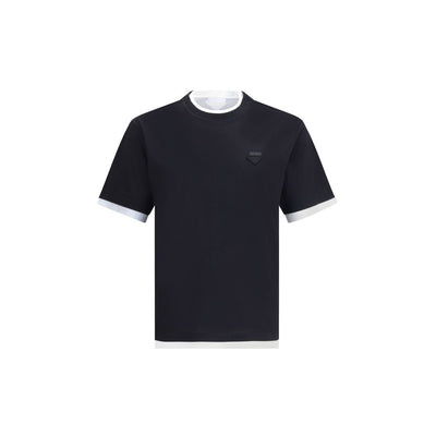 T-shirt double couche Prada