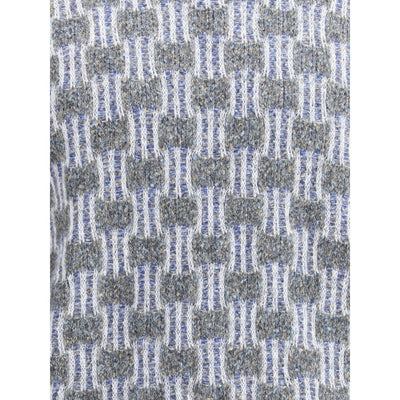 Pull col roulé à motif graphique Giorgio Armani