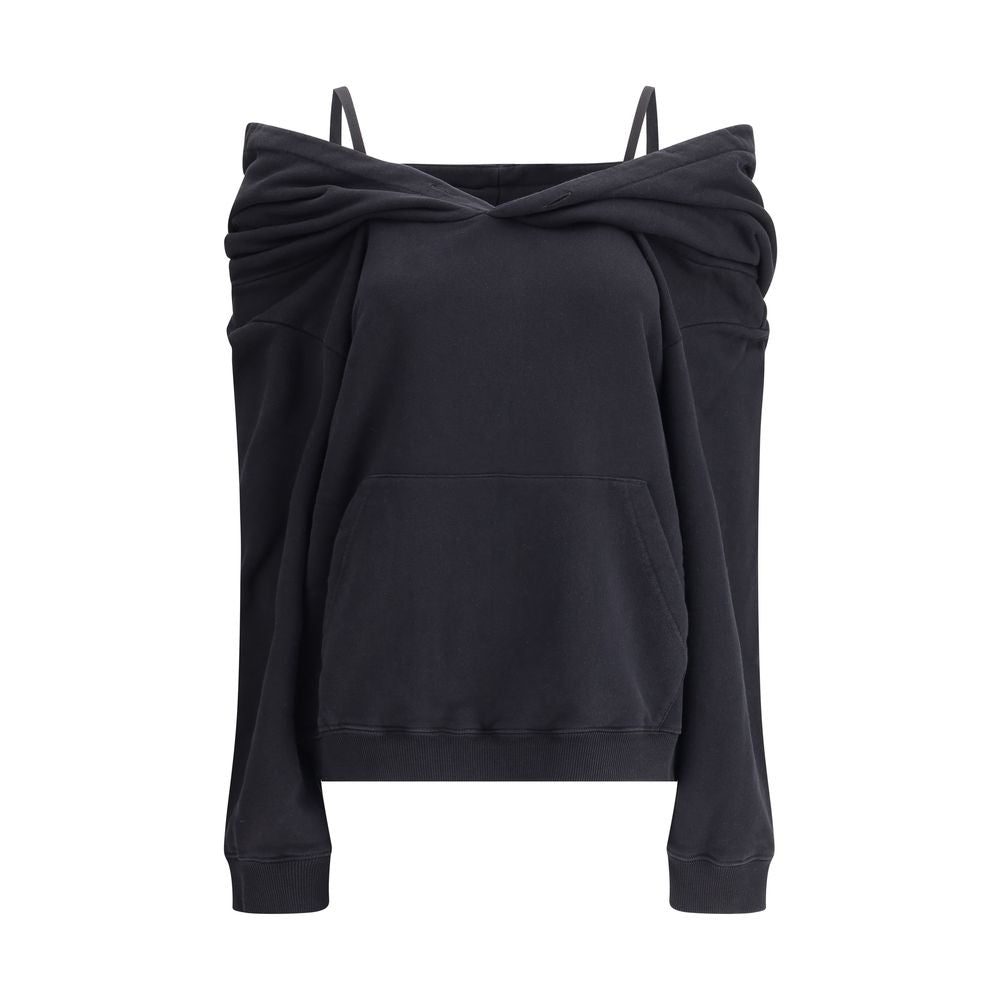 MM6 Katoenen Sweatshirt met verlaagde schouders