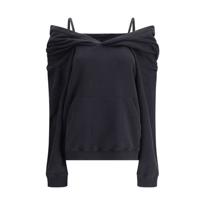 MM6 Katoenen Sweatshirt met verlaagde schouders
