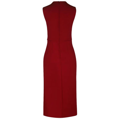 Dolce &amp; Gabbana Rode Viscose Jurk