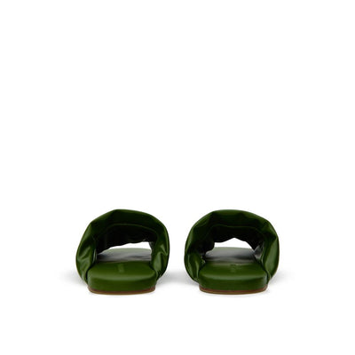Bottega Veneta Groene Leren Slipper