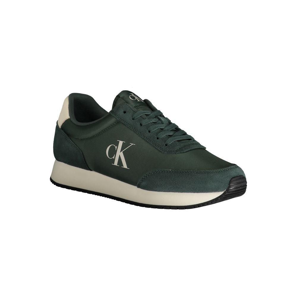 Calvin Klein Groene Polyester Sneaker