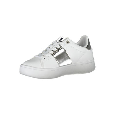 Baskets blanches en polyester US POLO ASSN.