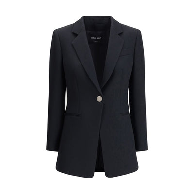 Blazer à simple boutonnage Giorgio Armani