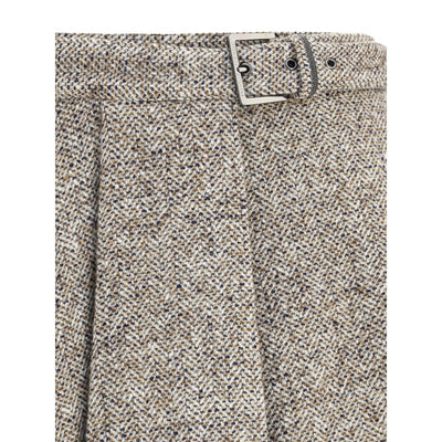 Brunello Cucinelli Midi-rok van scheerwol