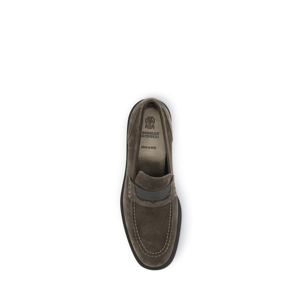 Brunello Cucinelli leren loafers