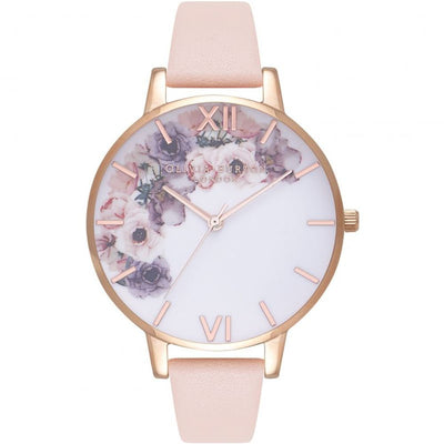 Montre Olivia Burton en cuir synthétique multicolore