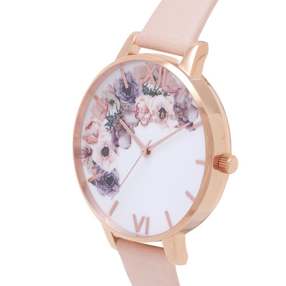 Montre Olivia Burton en cuir synthétique multicolore