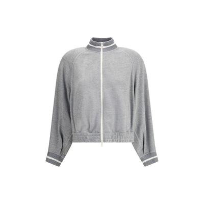 Brunello Cucinelli-sweatshirt met rits