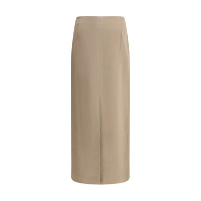 Brunello Cucinelli Satin midi Skirt