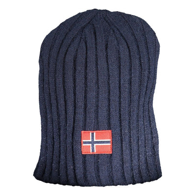 Casquette et chapeau bleus en polyester, Norvège 1963