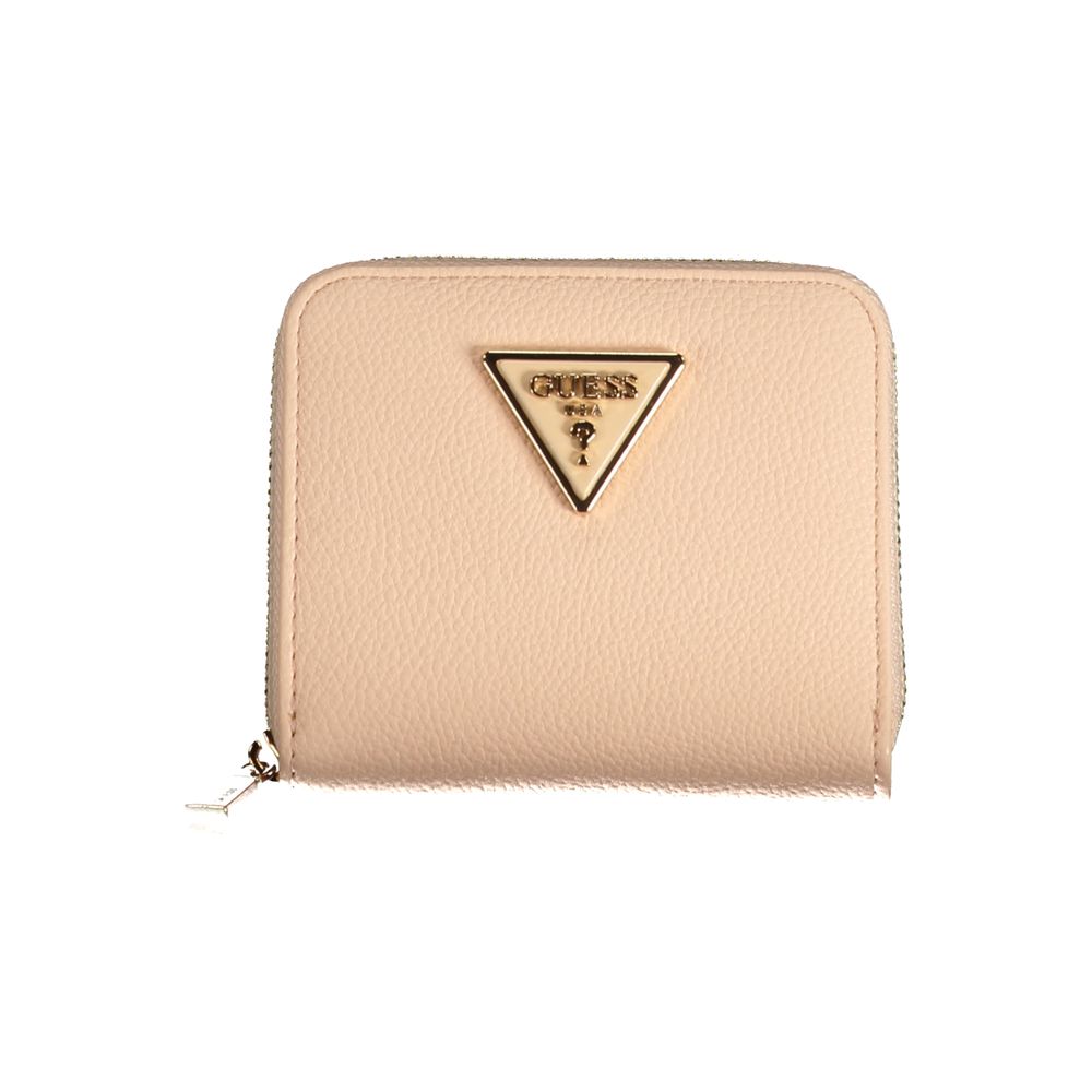 Guess Jeans Roze Polyethyleen Portemonnee