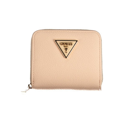 Guess Jeans Roze Polyethyleen Portemonnee