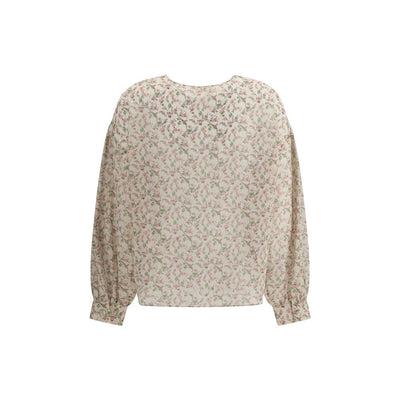 Kristina Ti Zijden blouse met bloemenprint