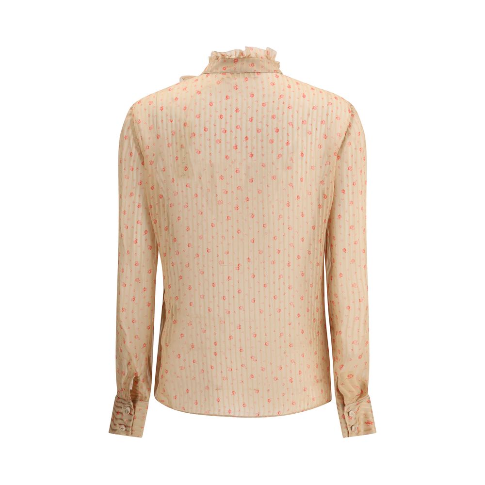 Kristina Ti Rouches zijden blouse