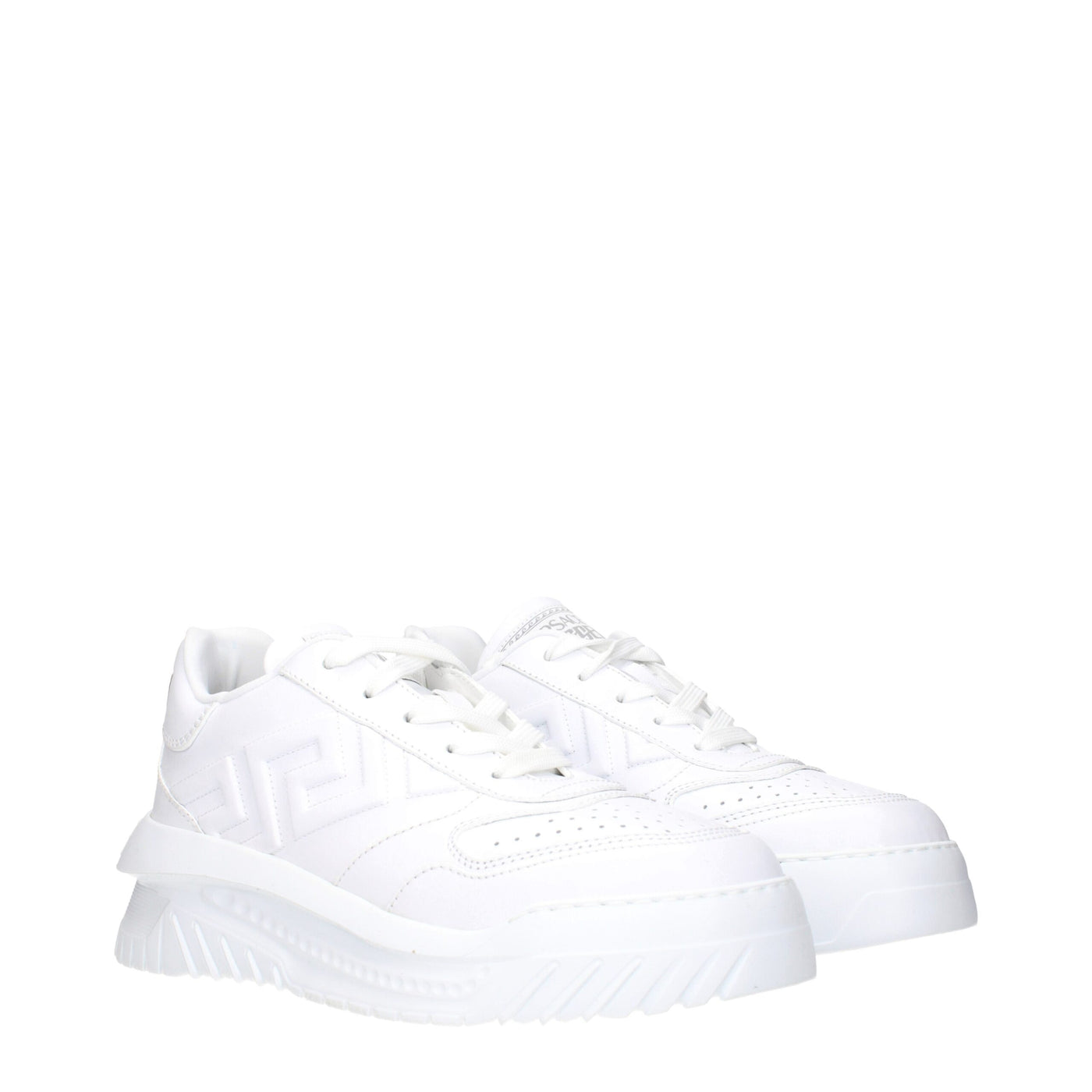 Versace witte leren sneakers