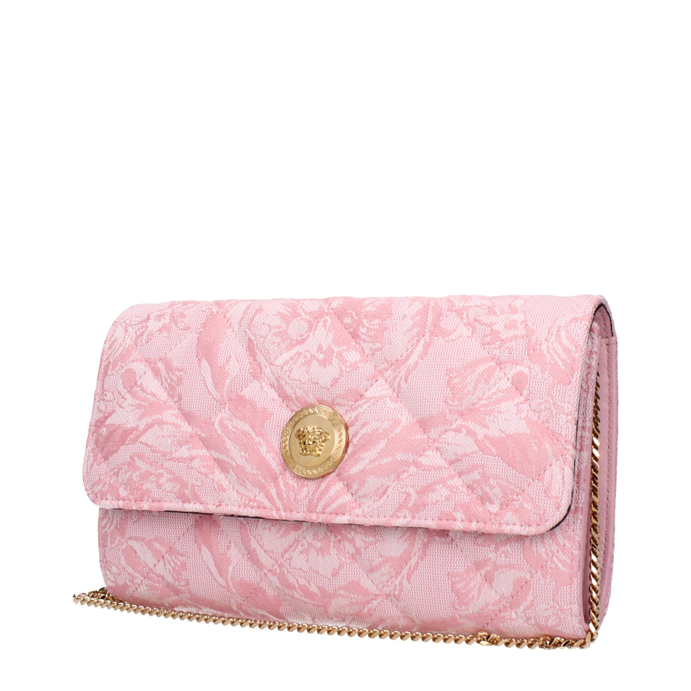 Pochettes en tissu rose Versace