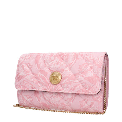 Pochettes en tissu rose Versace