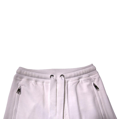 Dolce & Gabbana White Logo Tape Jogger Cotton Sweatpant Pants