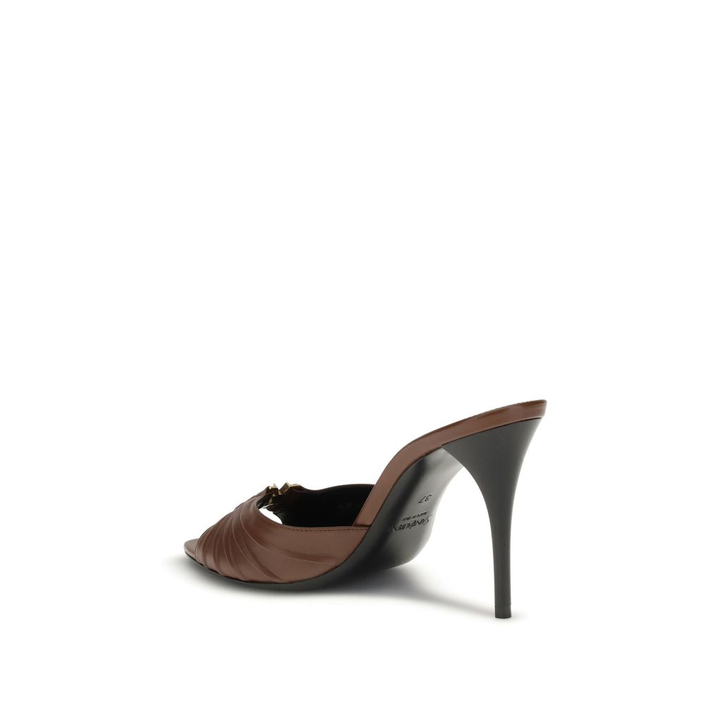 Sandales mules Babylon de Saint Laurent
