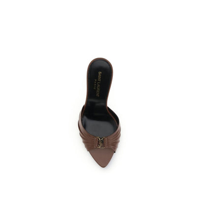 Sandales mules Babylon de Saint Laurent