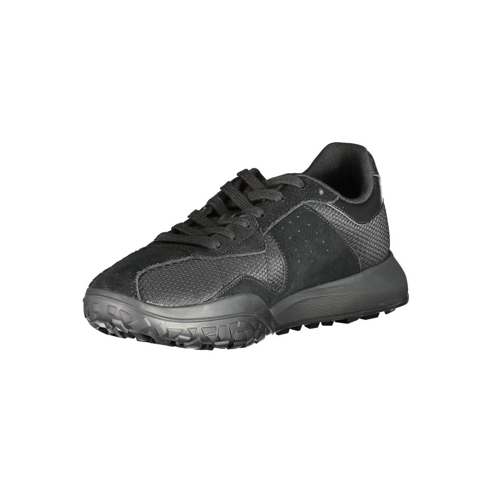 Tommy Hilfiger zwarte polyester sneaker
