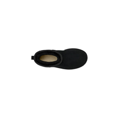 UGG Black Suede Leather Ankle