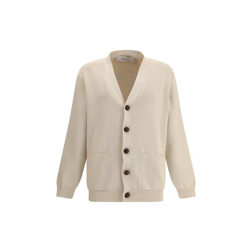 Cardigan en coton biologique Golden Goose