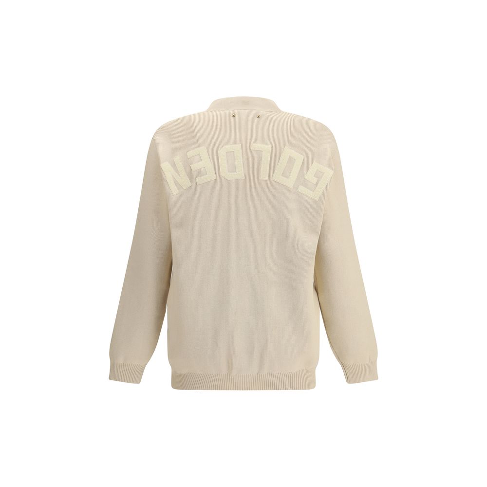 Cardigan en coton biologique Golden Goose