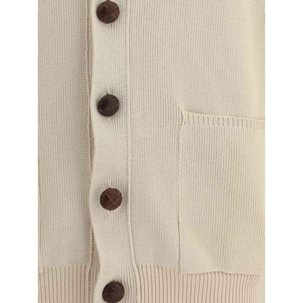 Cardigan en coton biologique Golden Goose