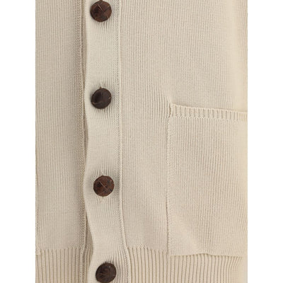 Cardigan en coton biologique Golden Goose